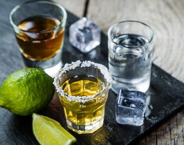 Selection Of Alcoholic Drinks