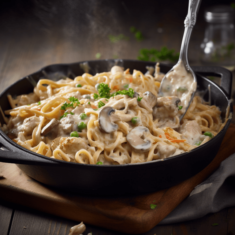 Skillet Chicken Tetrazzini