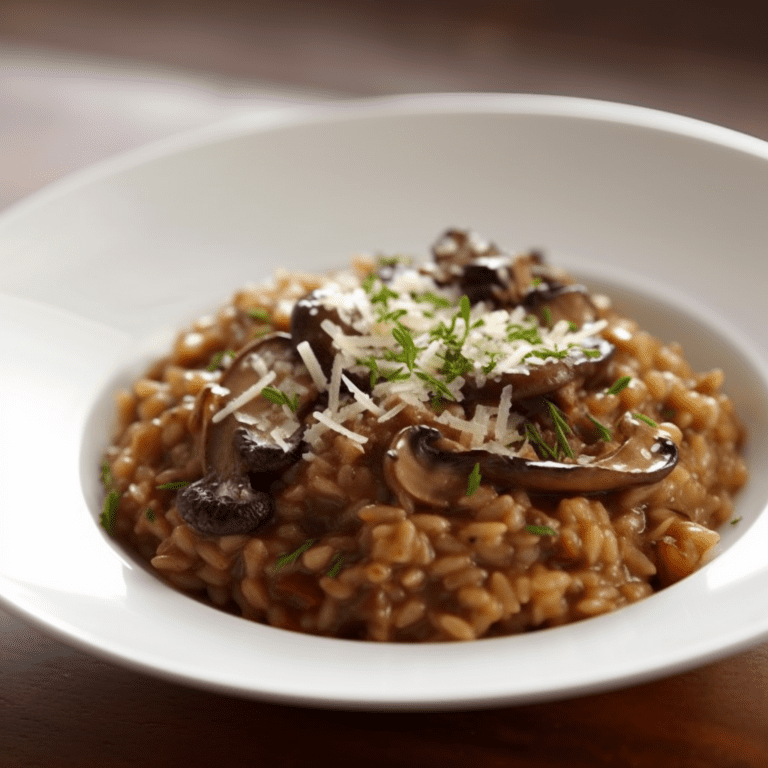 Mushroom Risotto