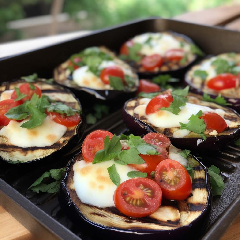 Chef ETL's Grilled Eggplant, Tomato and Mozzarella2