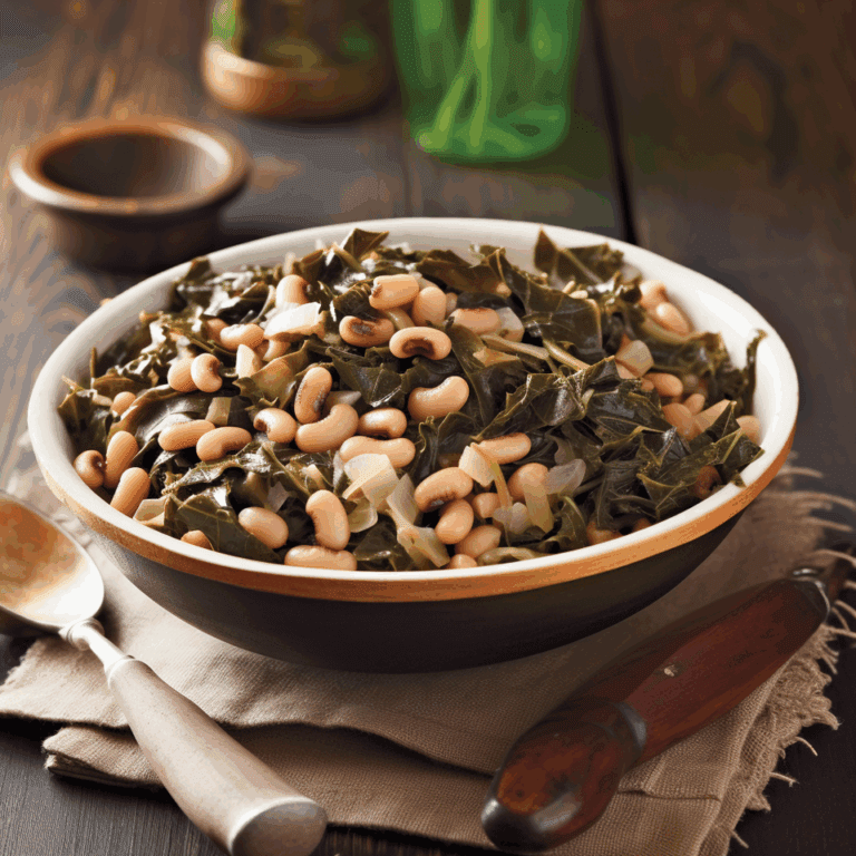 Collard Greens with Black-Eyed Peas