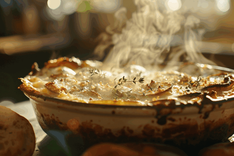 Creamy Potato-Mushroom Gratin