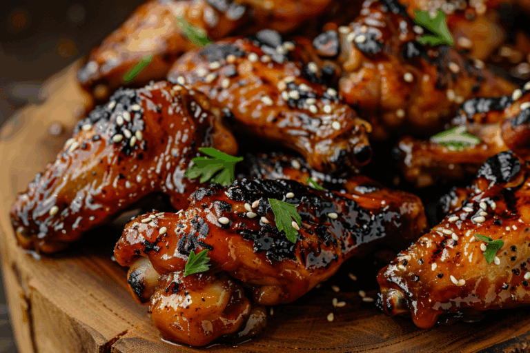 Chef ETL's Spicy Honey-Barbeque Wings