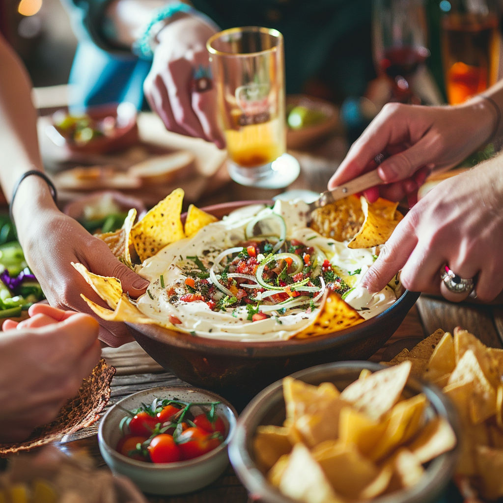 Tasty Classic Onion Dip (w-extras)