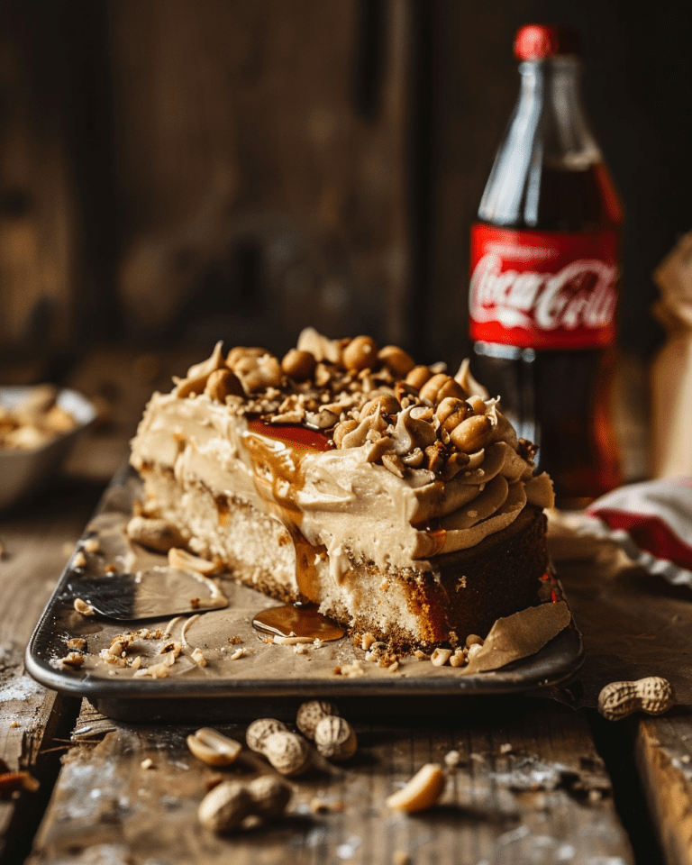 Peanuts & Cola Poke Cake