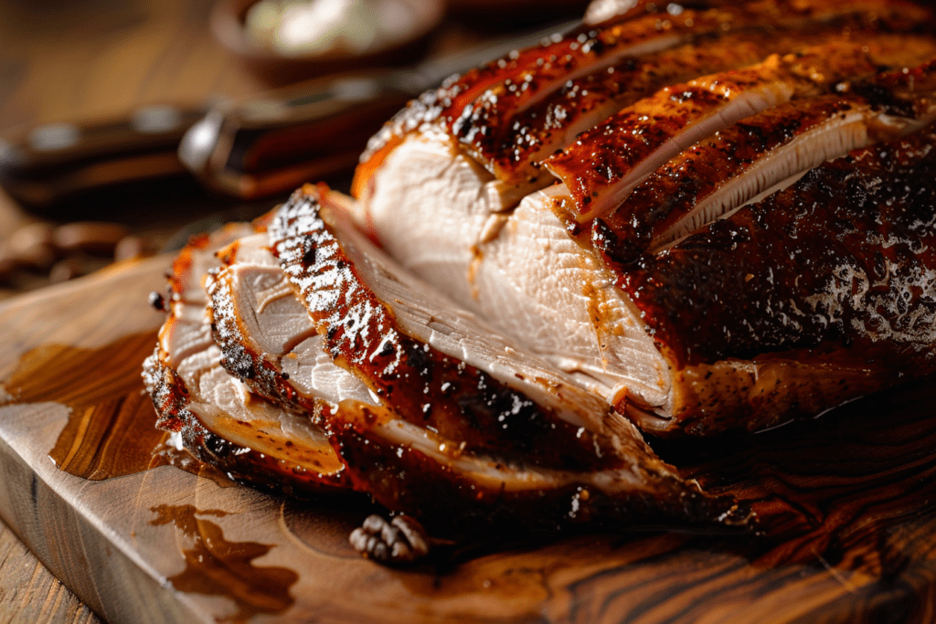 Honey Butter Smoked Turkey Breast 