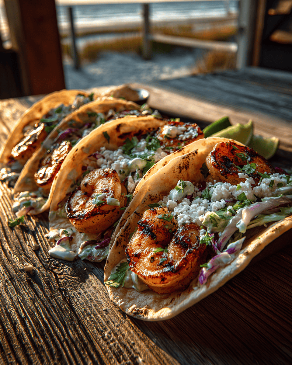 West-Inspired Fire-Grilled Shrimp Tacos